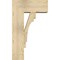 Ekena Millwork Merced Block Rough Sawn Bracket w/ Offset Brace, Douglas Fir, 8"W x 18"D x 30"H BKT0806X18X30MRC05RDF - alternate 4